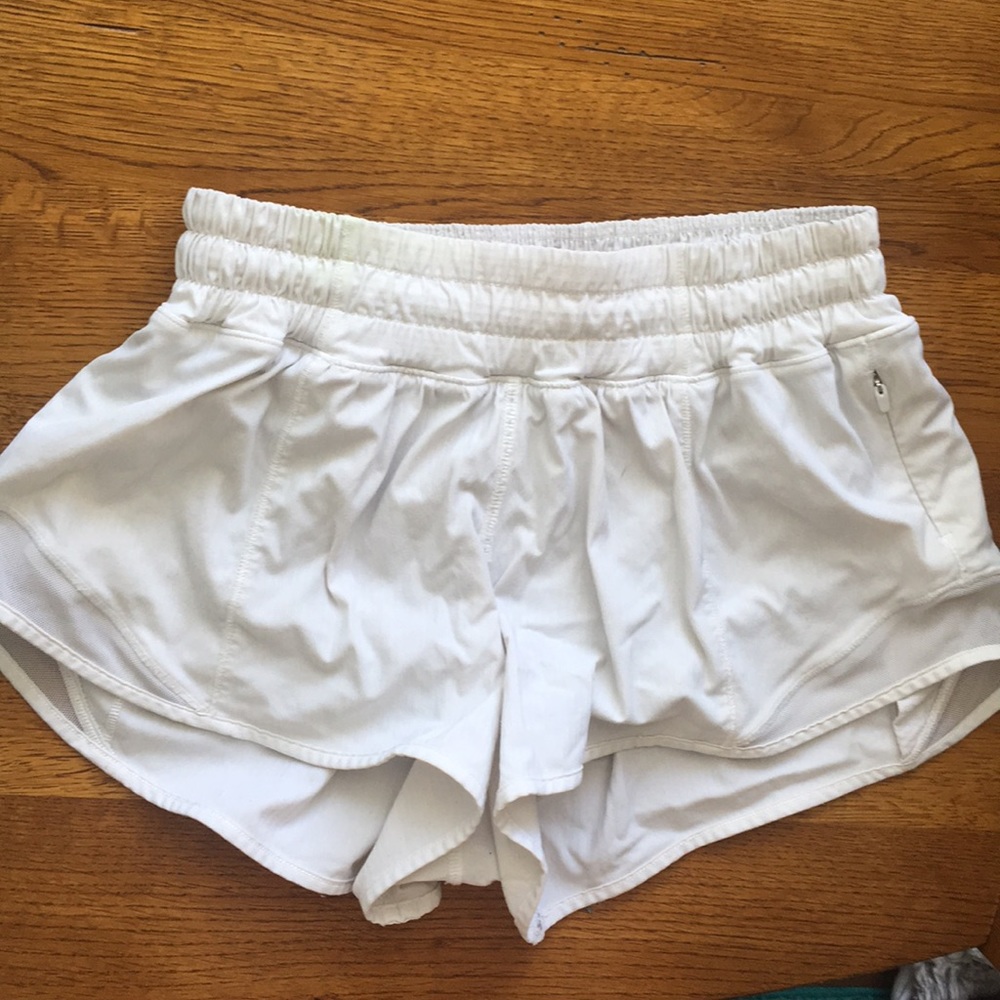 White Lululemon Shorts